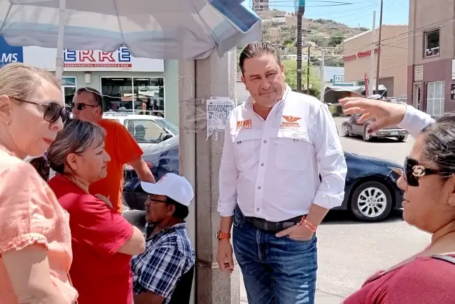 Pide Manuel Hopkins la confianza de la comunidad para el próximo 2 de junio