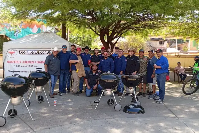 Apoyan comedor comunitario parrilleros de Nogales