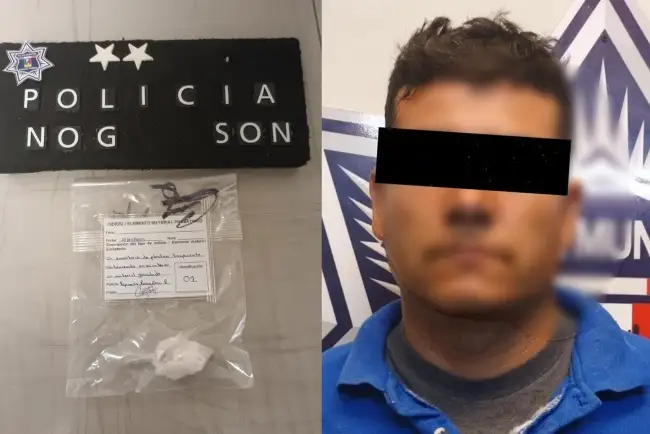 Encuentran narcóticos a sujeto en calles del fraccionamiento La Mesa