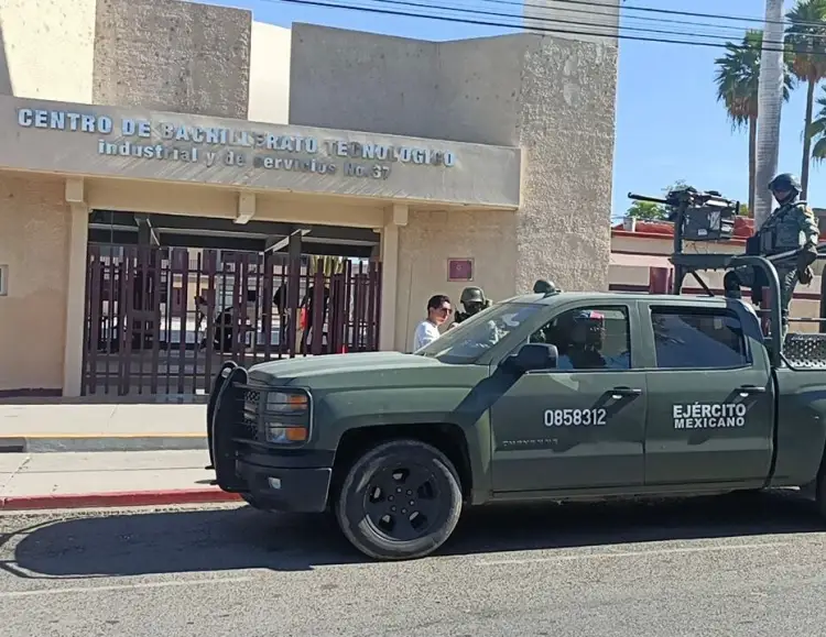 Moviliza a policía amenaza de tiroteo en escuela de Cajeme