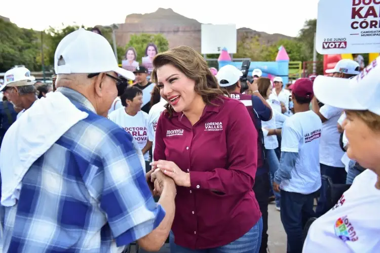 Promete Lorenia Valles más bienestar con programas sociales