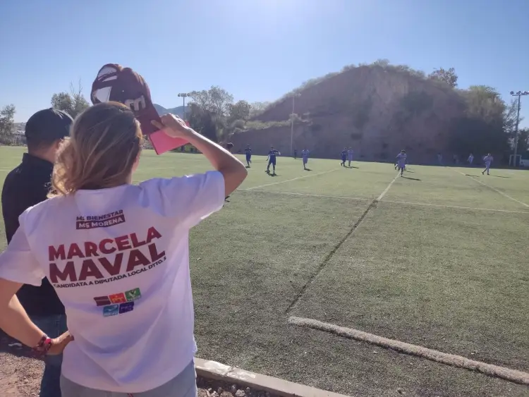 Recibe aceptación Marcela MAVAL de deportistas nogalenses