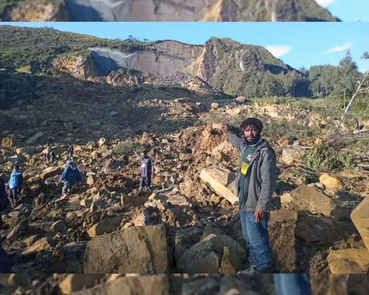 Sepulta a más de 2 mil personas deslizamiento de tierra en Papúa Nueva Guinea