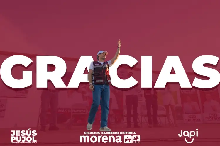 Agradece Jesús ‘Japi’ Pujol apoyo en su campaña