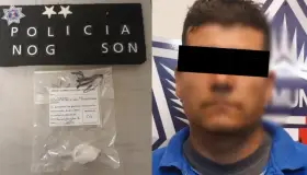 Encuentran narcóticos a sujeto en calles del fraccionamiento La Mesa