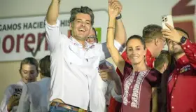 Apoya Jesús Pujol a Claudia  Sheinbaum en su cierre de campaña