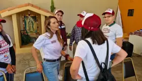 Ratifica respaldo a jóvenes Marcela Valenzuela