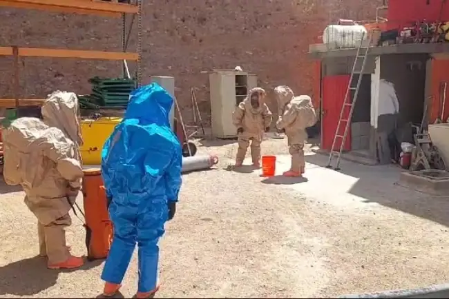 Capacitan a bomberos de Nogales en materiales peligrosos