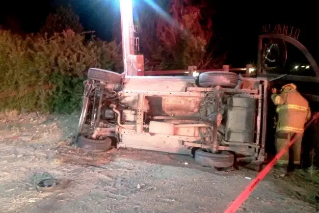 Fallece bebé en volcadura a la altura de El Cíbuta