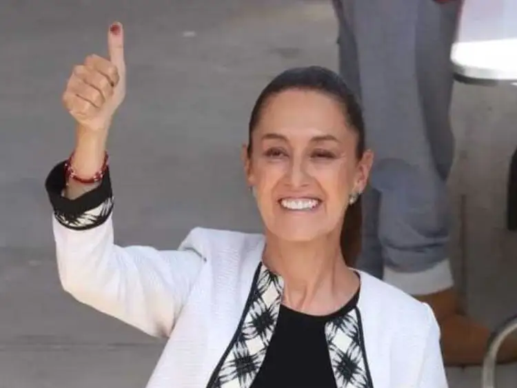 Realiza Claudia Sheinbaum su voto en Tlalpan