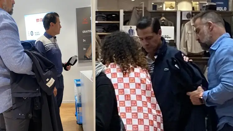 Captan a Enrique Peña Nieto de compras en Madrid