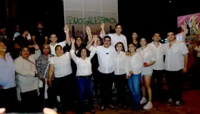 Festejan reelección de candidato de Morena a la alcaldía