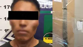 Detienen a persona con machete en mano