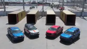 Inauguran primer embarque de carga automotriz desde el Puerto de Guaymas