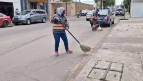 Mantienen barrido y limpieza de calles