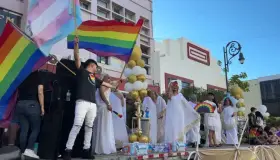 Orgullosos marcha comunidad LGBTIQ+ en Nogales