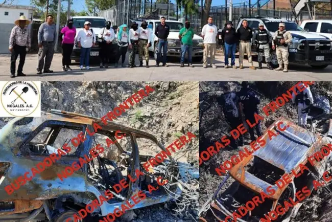 Localizan a persona calcinada dentro de vehículo