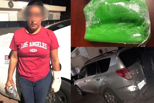 Detienen a mujer con fentanilo y heroína