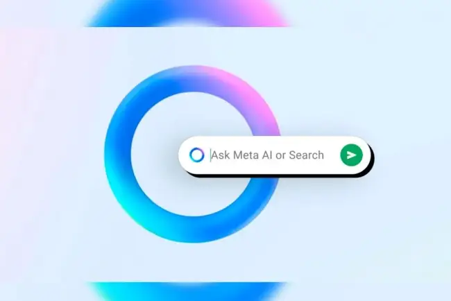 Llega a México Meta IA; se identifica con un círculo azul