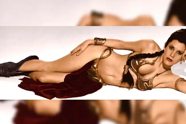 Subastan bikini dorado de la ‘princesa Leia’ de Star Wars