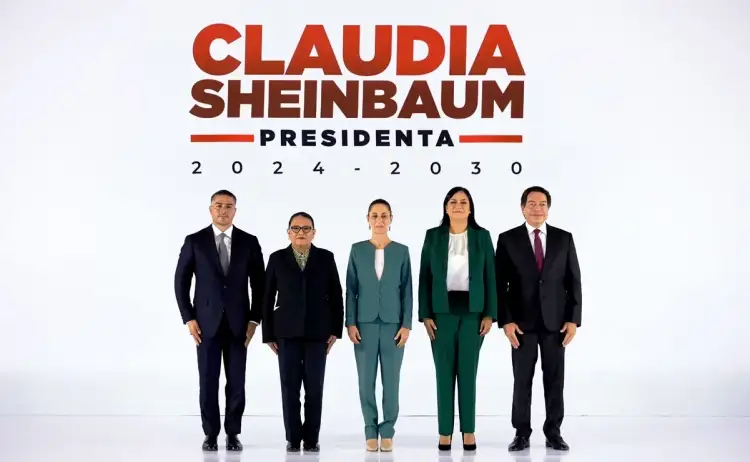 Presenta Claudia Sheinbaum a 4 integrantes de su Gabinete