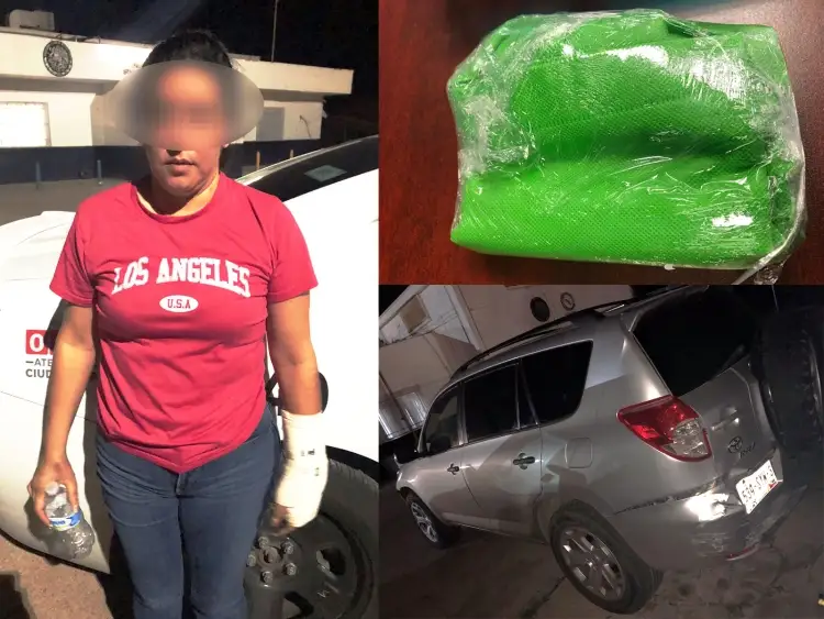 Detienen a mujer con fentanilo y heroína