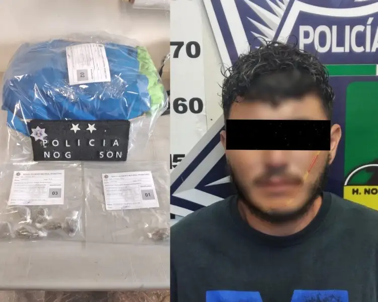 Detenido por drogarse en la calle