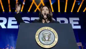 Confirma Kamala Harris candidatura presidencial