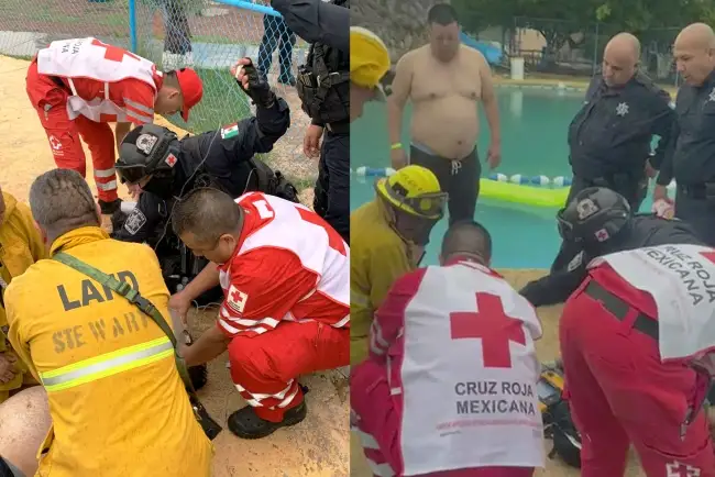 Auxilian a bañista que resultó con lesiones graves