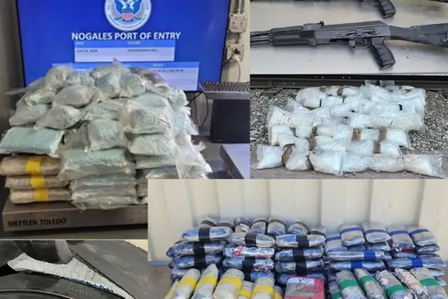 Realizan varios decomisos de narcóticos en garitas de frontera