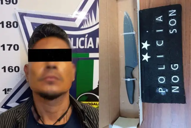 Entra hombre armado con cuchillo a hospital