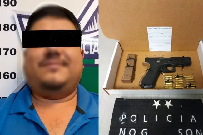 Arrestan a persona armada