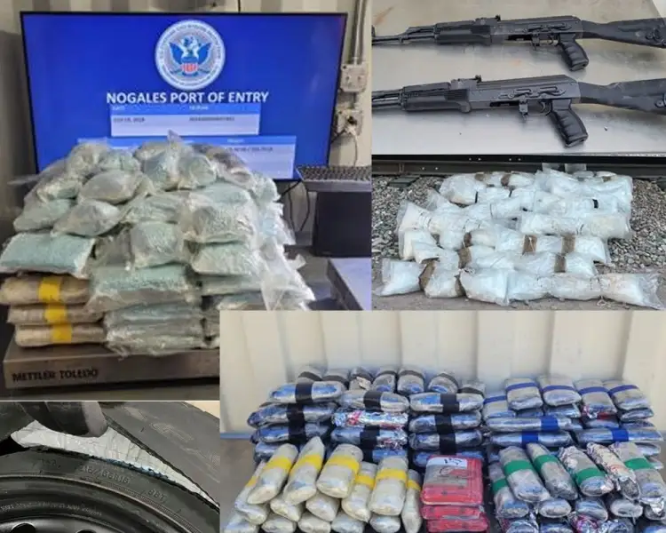 Realizan varios decomisos de narcóticos en garitas de frontera