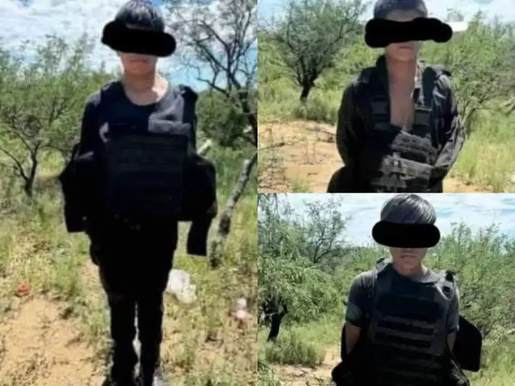 Arrestan a menores fuertemente armados en Sonora