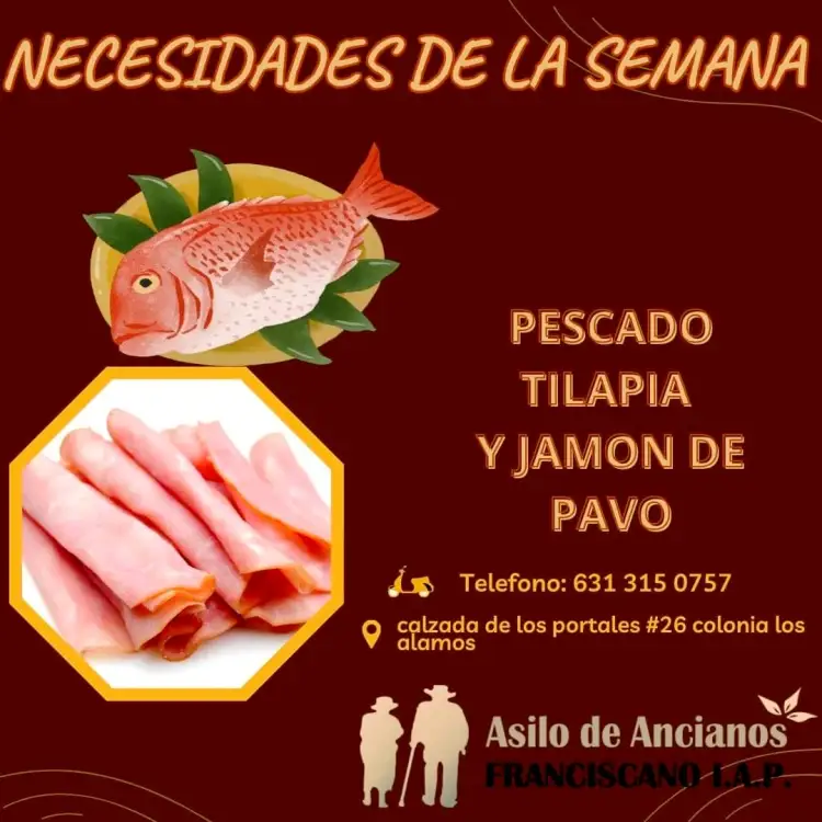 Pide Asilo de Ancianos, donación de alimentos