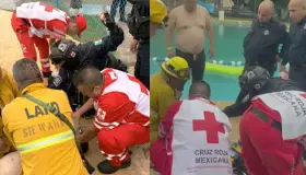 Auxilian a bañista que resultó con lesiones graves