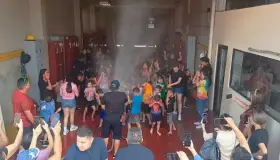 Finalizan actividades del campamento de Bomberitos Exploradores