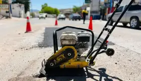 Ayuntamiento de Nogales refuerza planes de bacheo