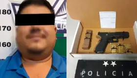 Arrestan a persona armada