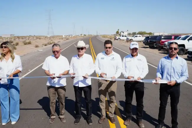 Garantiza Gobernador Durazo conectividad en Puerto Peñasco con modernización carretera y lanzamiento de señal de Telemax