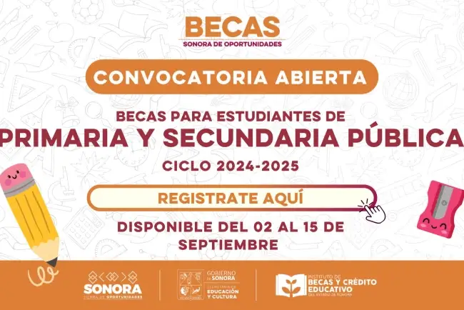 Lanzan convocatoria para becas de educación básica pública