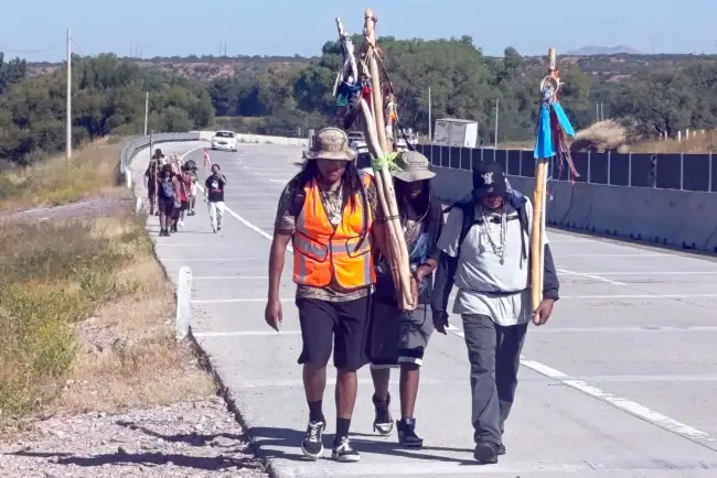 Esperan más de 20 mil peregrinos este fin de semana caminen a Magdalena