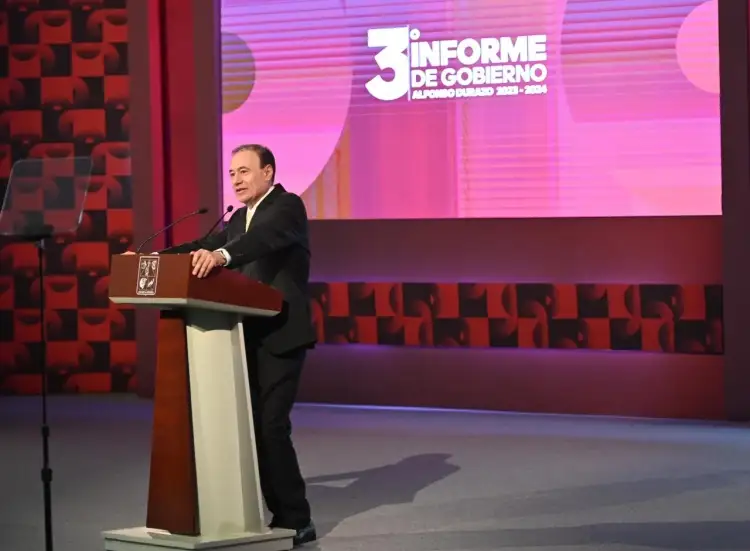Da gobernador Durazo su Tercer Informe de Gobierno