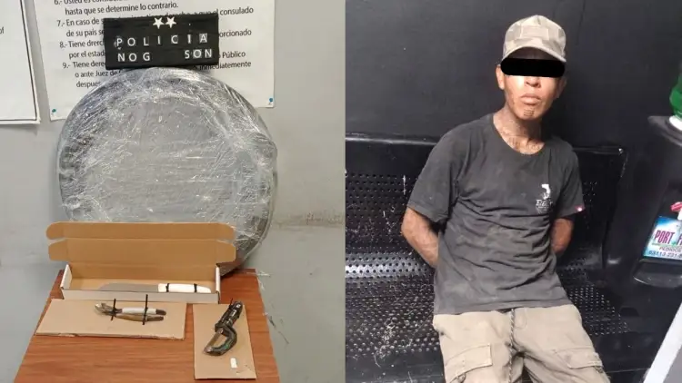 Detienen a sujeto infraganti robando cableado