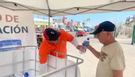 Reforzarán puntos de hidratación ante calor extremo