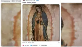 Publica Trump felicitación a la Virgen de Guadalupe