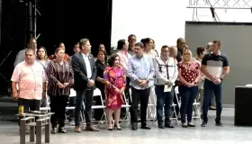 Ensayan ceremonia de la Entrega Recepción del Gobierno Municipal