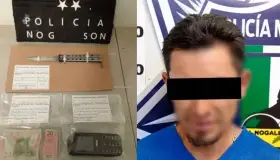 Detienen a sujeto por escandaloso y resultó ladrón
