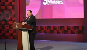 Da gobernador Durazo su Tercer Informe de Gobierno