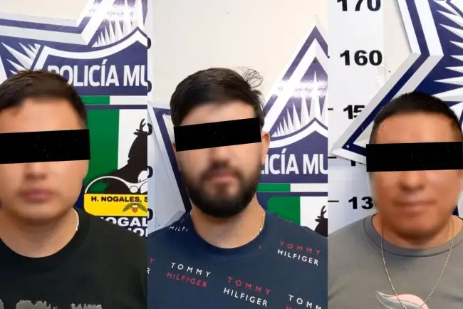 Detienen a 3 personas ebrias con arma; conducían vehículo sin placas